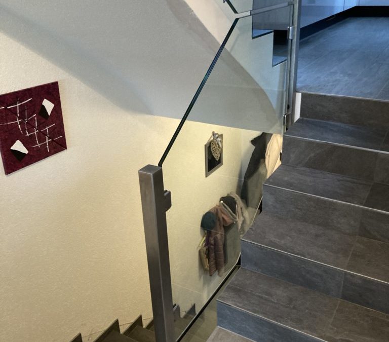 Barrière inox et verre